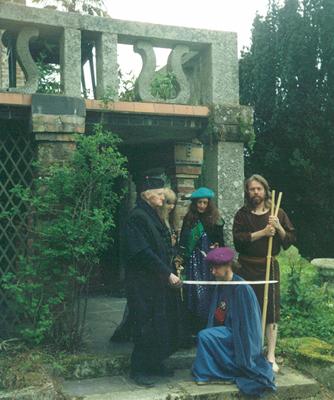 Lawrence Durdin-Robertson bestows the Accolade