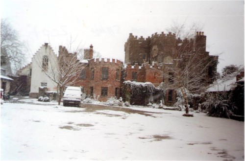 Southwest Wing in snow